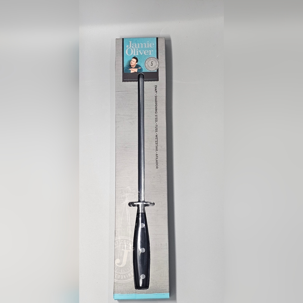 Jamie Oliver Sharpening Steel Knife Sharpener 14"-New In Box